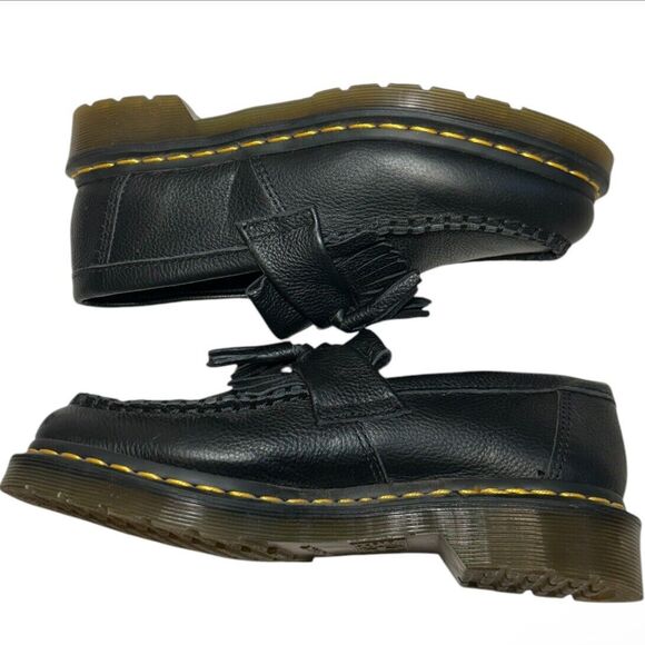 Dr. Martens Adrian Bex Smooth Leather Tassel Loafers Black W Size 7 | M Size 6 - Picture 7 of 10